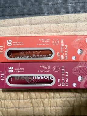 Source Unknown Lip Butter Balm Duo - Orange & Pink Tubes